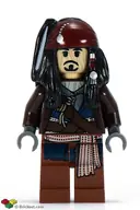 Minifigurka: POC029:  Captain Jack Sparrow - Voodoo Face