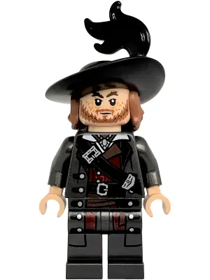 POC051:  Hector Barbossa - Pearl Dark Gray Coat