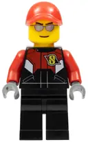 Minifigurka: RAC058:  Racing Bike Driver 2