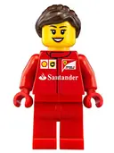 Minifigurka: SC017:  Scuderia Ferrari Team Crew Member - Female