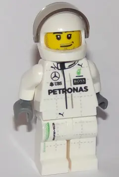 SC043:  Mercedes F1 W07 Hybrid Driver - White Helmet