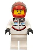 Minifigurka: SC054:  Porsche 919 Hybrid Driver - Red Helmet