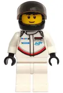 Minifigurka: SC058:  Porsche 911 RSR Driver - Black Helmet