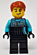 Minifigurka: SC079:  Formula E Panasonic Jaguar Racing GEN2 Driver