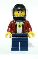 Minifigurka: SC082:  Ferrari F8 Tributo Driver