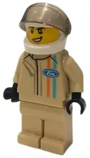 Minifigurka: SC092:  Ford GT Heritage Edition Driver