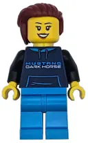 Minifigurka: SC114:  Ford Mustang Dark Horse Driver
