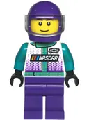 Minifigurka: SC120:  NASCAR Next Gen Chevrolet Camaro ZL1 Driver