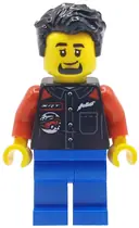 Minifigurka: SC137:  Dodge Challenger SRT Hellcat Driver