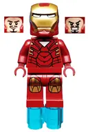 Minifigurka: SH0015:  Iron Man - Mark 6 Armor, Small Helmet Visor, Foot Repulsors