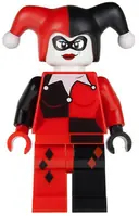 Minifigurka: SH0024:  Harley Quinn - Black and Red Hands