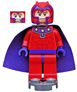 SH0031:  Magneto - Red Outfit, Cloth Cape
