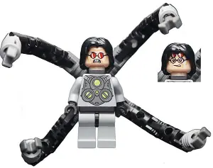 SH0040:  Dr. Octopus (Otto Octavius) / Doc Ock - Light Bluish Gray Suit, Mechanical Arms
