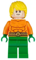 Minifigurka: SH0050:  Aquaman - Yellow Tousled Hair