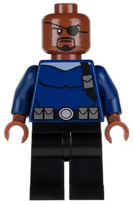 SH0056:  Nick Fury - Dark Blue Shirt