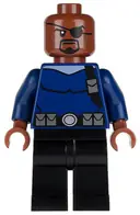 Minifigurka: SH0056:  Nick Fury - Dark Blue Shirt