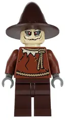 Minifigurka: SH0058:  Scarecrow - Dark Brown Wizard / Witch Hat