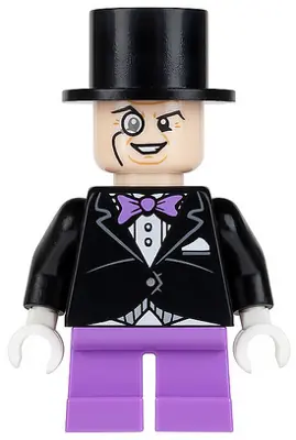 SH0060:  The Penguin - Medium Lavender Short Legs, Black Jacket