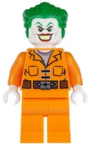 Minifigurka: SH0061:  The Joker - Prison Jumpsuit with Belt