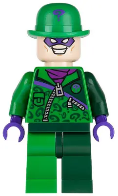 SH0088:  The Riddler - Green and Dark Green Zipper Outfit