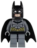 Minifigurka: SH0089:  Batman - Dark Bluish Gray Suit, Gold Belt, Dark Bluish Gray Hands