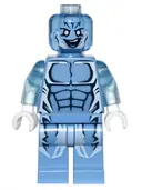 Minifigurka: SH0105:  Electro - Medium Blue Outfit, Trans-Medium Blue Head