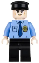 Minifigurka: SH0109:  Armored Truck Driver