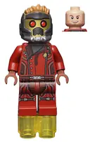Minifigurka: SH0123:  Star-Lord - Mask, Jacket with Side Buttons