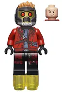 Minifigurka: SH0127:  Star-Lord - Mask, Open Jacket
