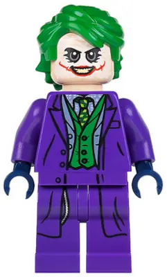 SH0133:  The Joker - Dark Purple Suit, Green Vest, Green Hair
