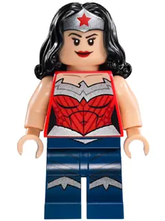 SH0150:  Wonder Woman - Silver Tiara, Dark Blue Legs
