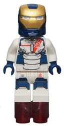 Minifigurka: SH0168:  Iron Legion - Trans-Neon Orange Head, Helmet with Visor