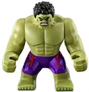 Minifigurka: SH0173:  Hulk - Giant, Dark Purple Pants with Avengers Logo