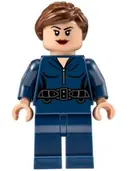 Minifigurka: SH0183:  Maria Hill - Dark Blue Suit, Printed Right Arm