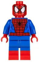 Minifigurka: SH0205:  Spider-Man - Black Web Pattern, Red Boots