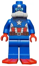 Minifigurka: SH0214:  Scuba Captain America
