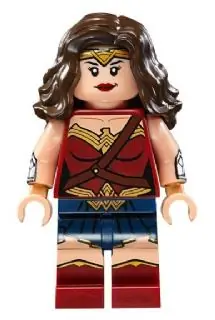 SH0221:  Wonder Woman - Dark Red Torso, Dark Blue Skirt