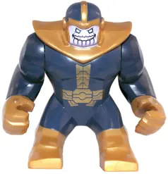 SH0230:  Thanos - Large Figure, Dark Blue and Pearl Gold Outfit, Arms, and Helmet