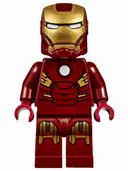 Minifigurka: SH0231:  Iron Man - Mark 7 Armor, Small Helmet Visor