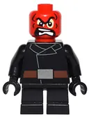 Minifigurka: SH0251:  Red Skull - Short Legs