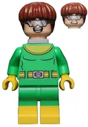 Minifigurka: SH0284:  Dr. Octopus (Otto Octavius) / Doc Ock - Bright Green Outfit, Neck Bracket