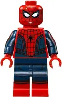 Minifigurka: SH0299:  Spider-Man - Black Web Pattern, Red Torso Large Vest, Red Boots