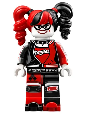 SH0306:  Harley Quinn - Pigtails, Black Eye Mask, Roller Skates