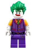 Minifigurka: SH0307:  The Joker - Vest, Shirtsleeves, Smile with Fang