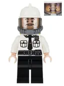 Minifigurka: SH0320:  Security Guard, Fire Helmet