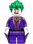 Minifigurka: SH0324:  The Joker - Long Coattails, Smile with Fang