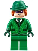Minifigurka: SH0334:  The Riddler - Suit and Tie, Hat with Hair