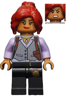 SH0337:  Barbara Gordon - Pinstripe Vest