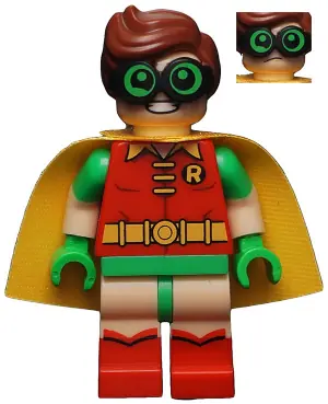 SH0341:  Robin - Green Glasses, Frown / Eyebrows Raised Pattern