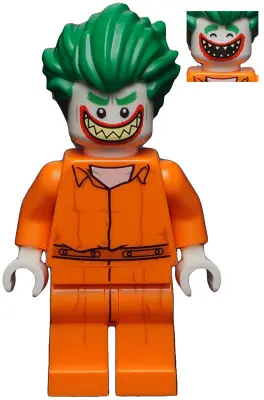 SH0343:  The Joker - Prison Jumpsuit, Smile with Pointed Teeth Grin